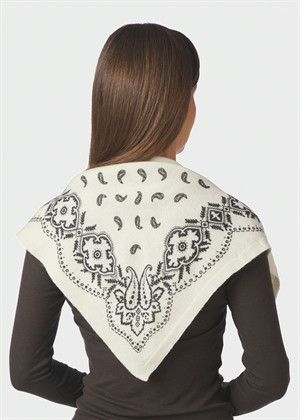 Adelina paisley knit scarf Off White Neo Noir 